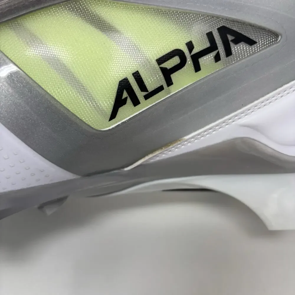 Nike Alpha Menace 4 Pro Men's 12.5 Football Cleats White/Photon Dust‎ FD7037-100